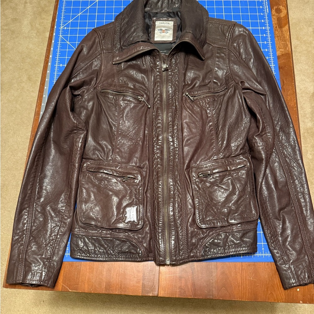 Harley-Davidson Dark Brown Leather Jacket